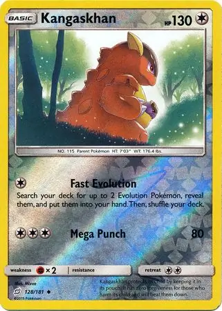 Kangaskhan Reverse Holo 128 Normal