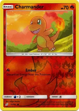 Charmander Reverse Holo 12 Normal