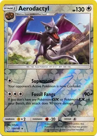 Aerodactyl Reverse Holo 130 Normal