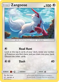 Zangoose 132 Normal