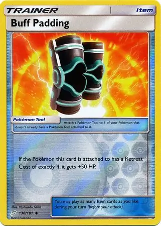 Buff Padding Reverse Holo 136