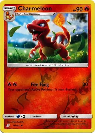 Charmeleon Reverse Holo 13 Normal