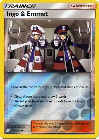 Ingo & Emmet Reverse Holo 144 Normal
