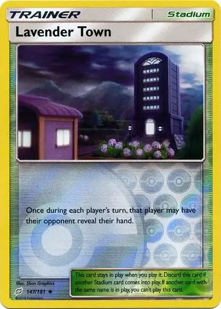 Lavender Town Reverse Holo 147 Normal