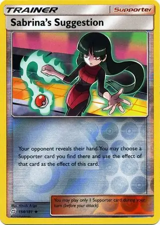 Sabrina's Suggestion Reverse Holo 154 Normal