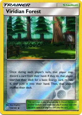 Viridian Forest Reverse Holo 156 Normal