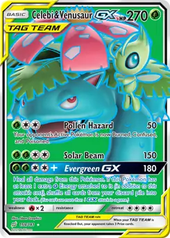 Full Art Celebi & Venusaur GX 159 Normal