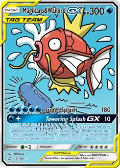 Full Art Magikarp & Wailord GX 161 Normal