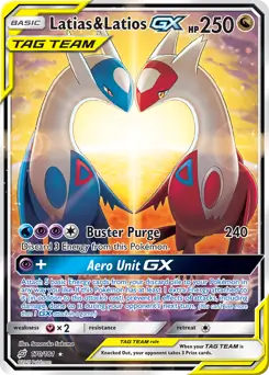 Full Art Latias & Latios GX 170 Normal