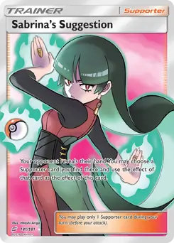 Full Art Sabrina's Suggestion 181 Normal