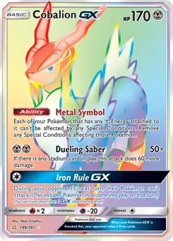 Cobalion GX Secret 189 Normal