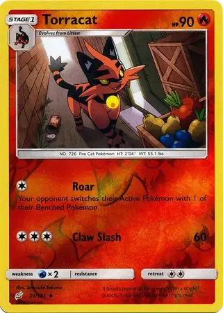 Torracat Reverse Holo 21 Normal