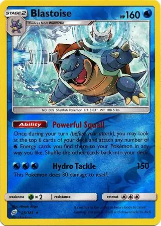 Blastoise Reverse Holo 25 Normal