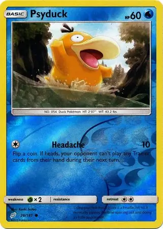 Psyduck Reverse Holo 26 Normal