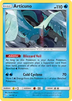 Articuno Holo 32