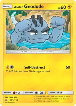 Alolan Geodude 34 Normal