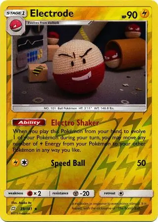 Electrode Reverse Holo 39 Normal