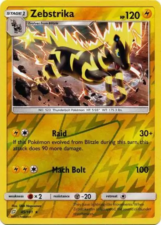 Zebstrika Reverse Holo 45 Normal