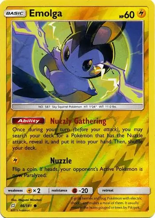 Emolga Reverse Holo 46 Normal