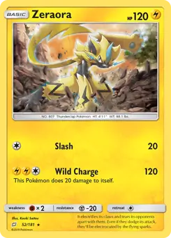Zeraora 52 Normal