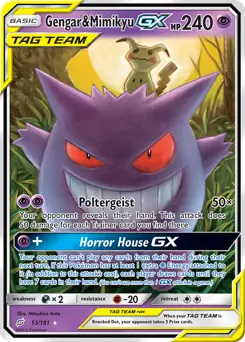 Gengar & Mimikyu GX 53 Normal