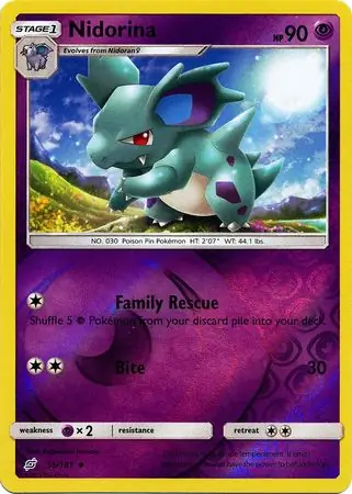 Nidorina Reverse Holo 55 Normal