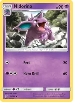 Nidorino 58 Normal