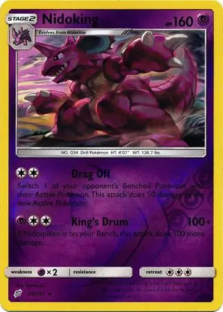 Nidoking Reverse Holo 59 Normal