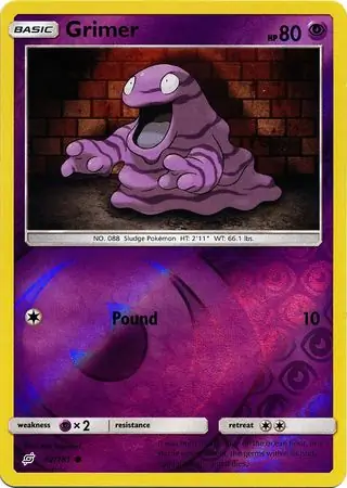 Grimer Reverse Holo 62 Normal