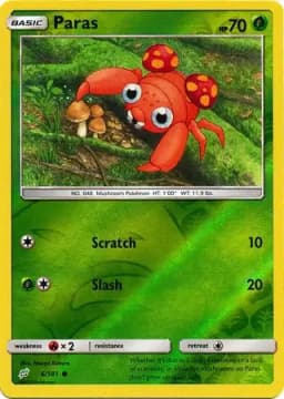 Paras Reverse Holo