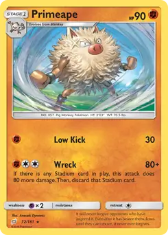 Primeape 72 Normal