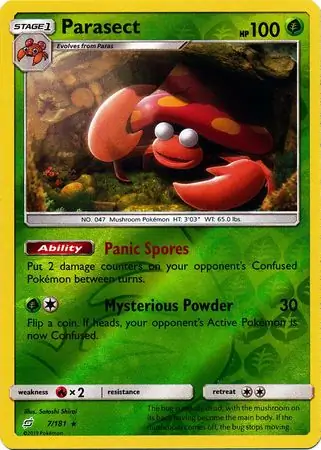 Parasect Reverse Holo 7