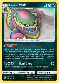 Alolan Muk 84 Normal