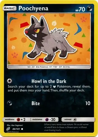 Poochyena Reverse Holo 86 Normal