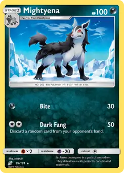 Mightyena 87 Normal