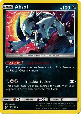 Absol Reverse Holo 88 Normal