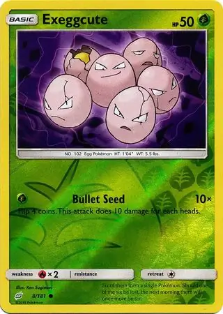 Exeggcute Reverse Holo 8 Normal