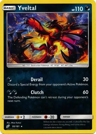 Yveltal Reverse Holo 95 Normal