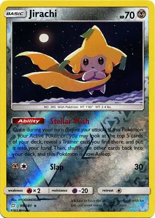 Jirachi Reverse Holo 99 Normal