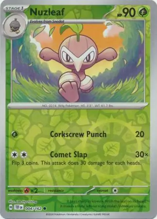 Nuzleaf Reverse Holo 004 Normal