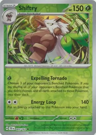 Shiftry Reverse Holo 005