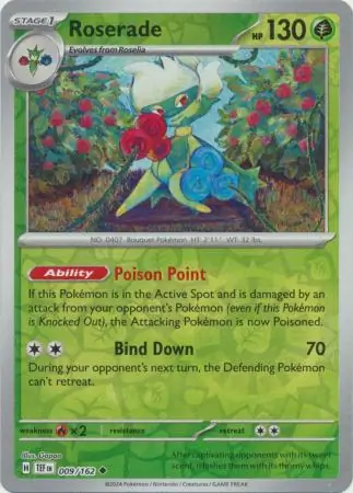 Roserade Reverse Holo 009 Normal