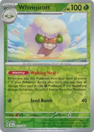 Whimsicott Reverse Holo 015 Normal