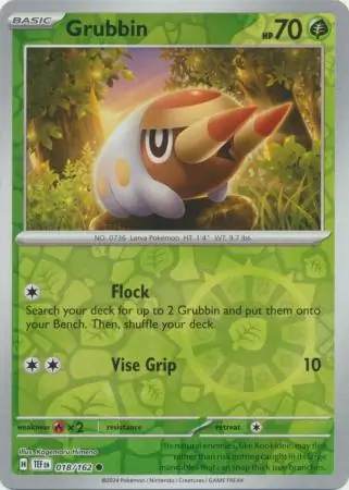 Grubbin Reverse Holo 018 Normal