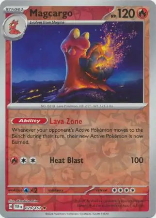 Magcargo Reverse Holo 029 Normal
