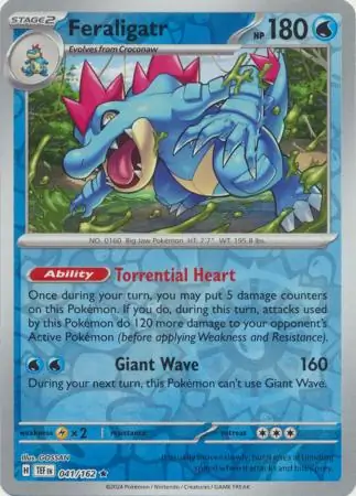Feraligatr Reverse Holo 041
