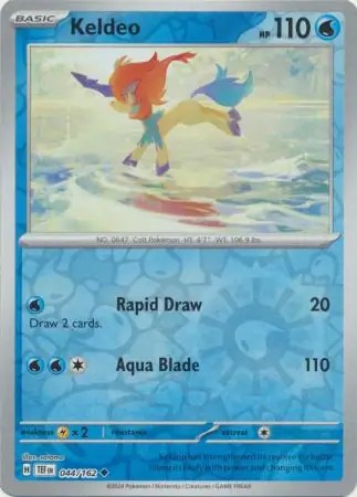 Keldeo Reverse Holo 044 Normal