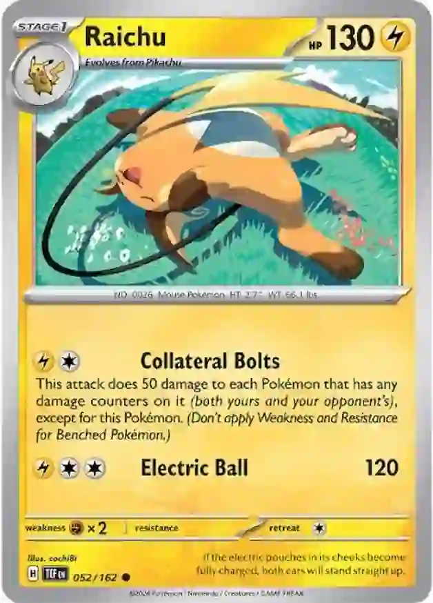Raichu 052 Normal
