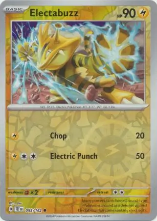 Electabuzz Reverse Holo 053 Normal