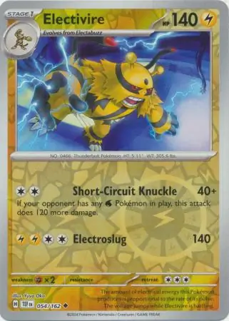 Electivire Reverse Holo 054